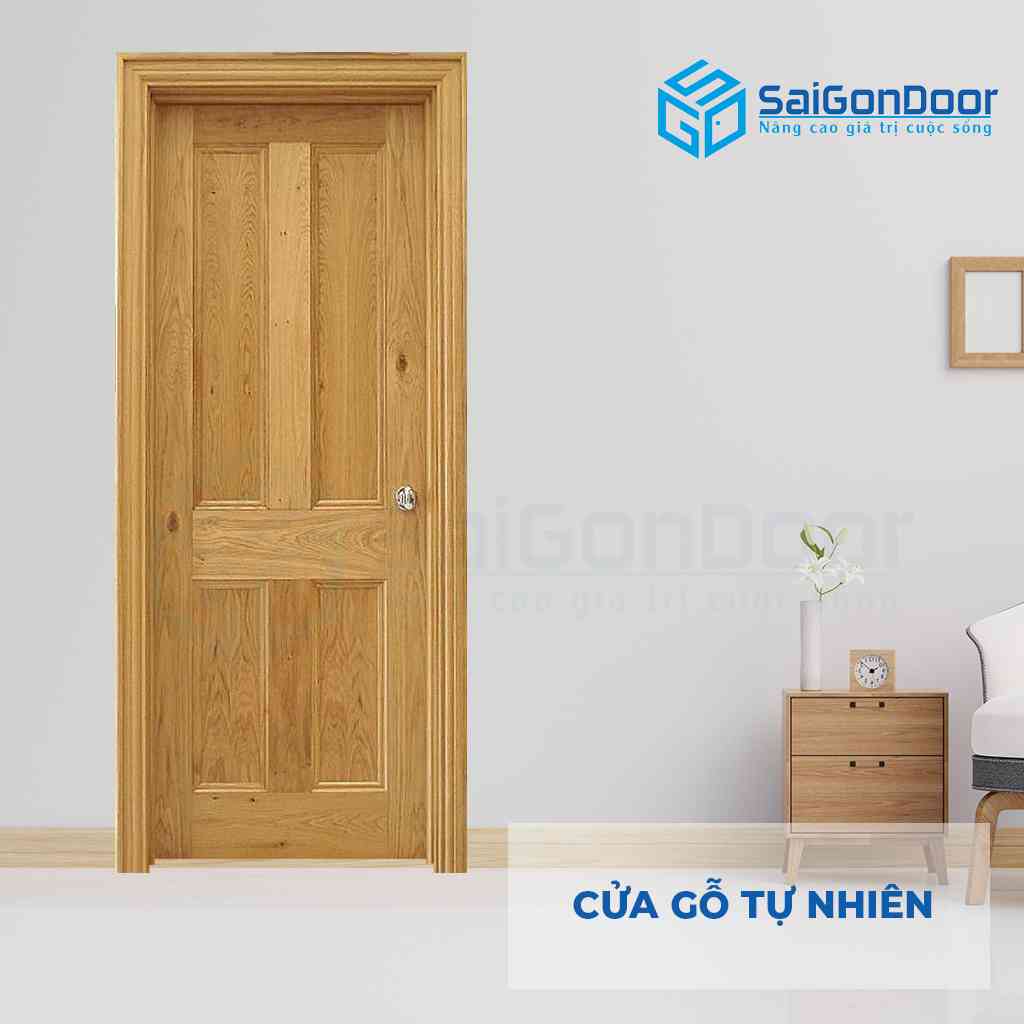 Dòng cửa gỗ Sồi tự nhiên của SaiGonDoor