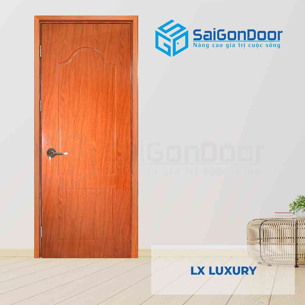 Dòng cửa nhựa gỗ cao cấp với mã LX