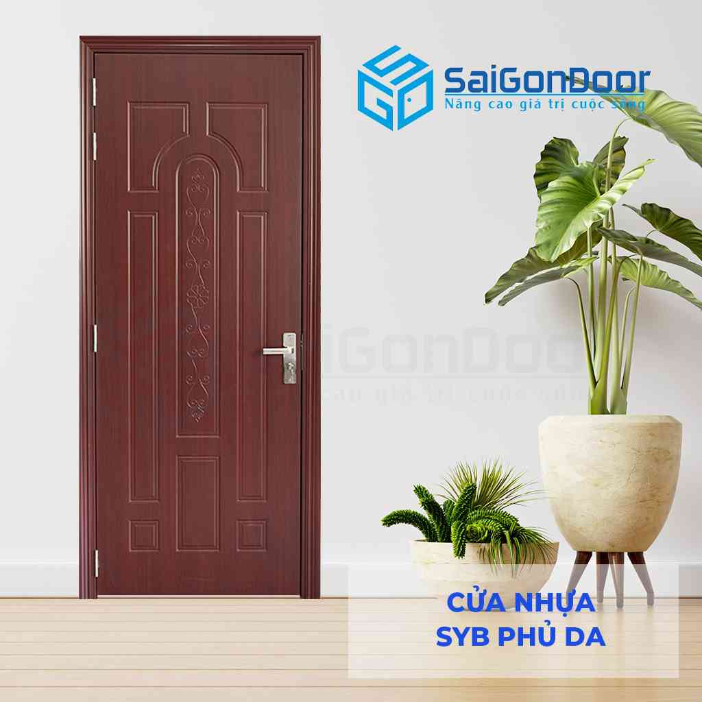 Mẫu cửa nhựa gỗ SaiGonDoor đẹp và được ưa chuộng