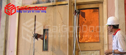 Kiểm định chất lượng và khả năng ngăn cháy của cửa thép sơn tĩnh điện
