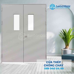 Cửa Thép Chống Cháy 2PG2 khoa coc