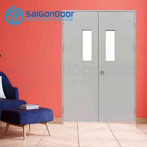 Cửa Thép Chống Cháy 2PG2 khoa coc