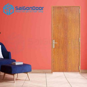 Cửa Thép Chống Cháy P1 van Gỗ 2