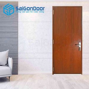Cửa Thép Chống Cháy P1 van Gỗ 3