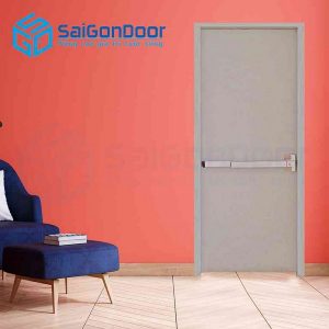 Cửa Thép Chống Cháy P1 xam thanh thoat hiem