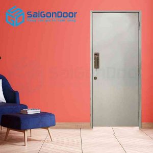 Cửa Thép Chống Cháy P1 xam