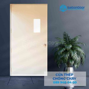Cửa Thép Chống Cháy P1G1 kinh chong chay