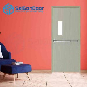 Cửa Thép Chống Cháy P1G1 xam thanh thoat hiem