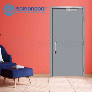 Cửa Thép Chống Cháy mau thong dung 1