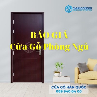 Báo giá cửa gỗ cách âm tại quận 1