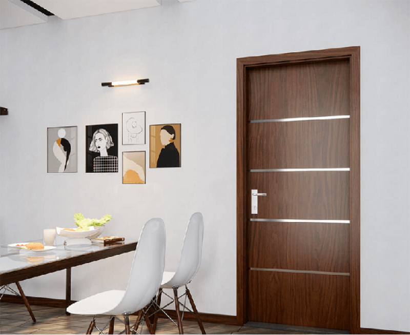 Cửa composite chung cư hiện đại được yêu thích 