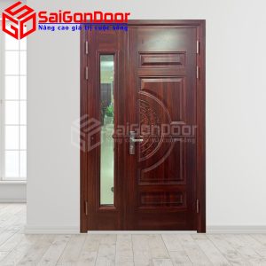 Cửa Thép Vân Gỗ SGD-KM.TVG-2CL-10