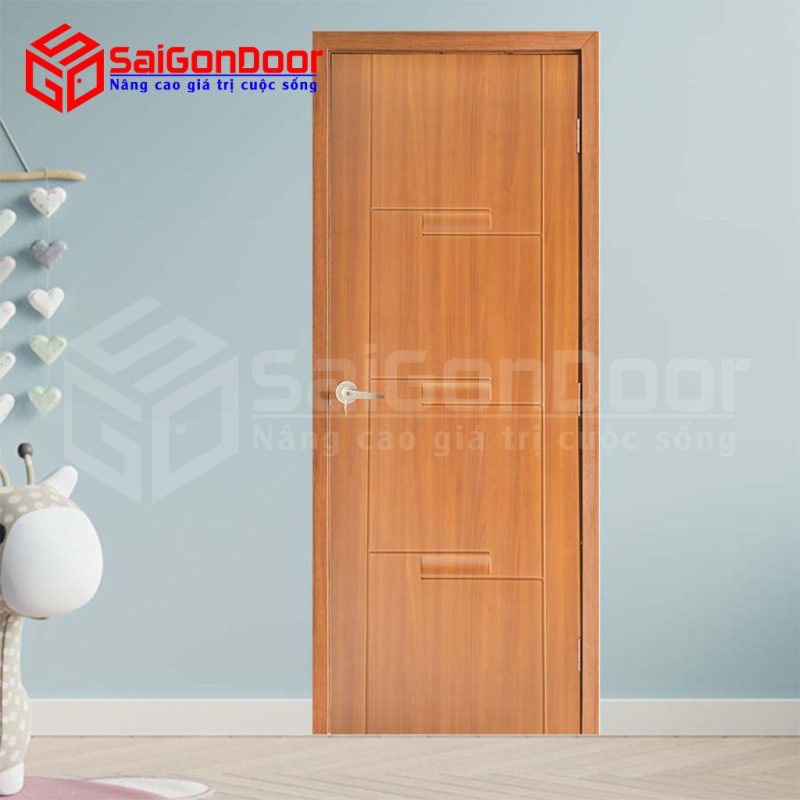 Cửa nhựa gỗ Composite vân gỗ sồi