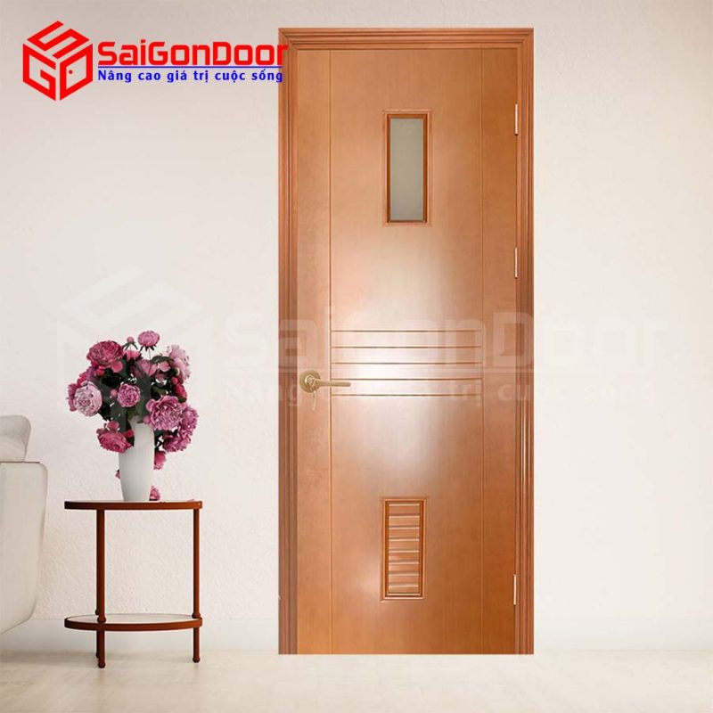 Báo giá cửa nhựa composite Đồng Nai - Giá tận xưởng 9 Mẫu cửa nhựa có ô kính lớn