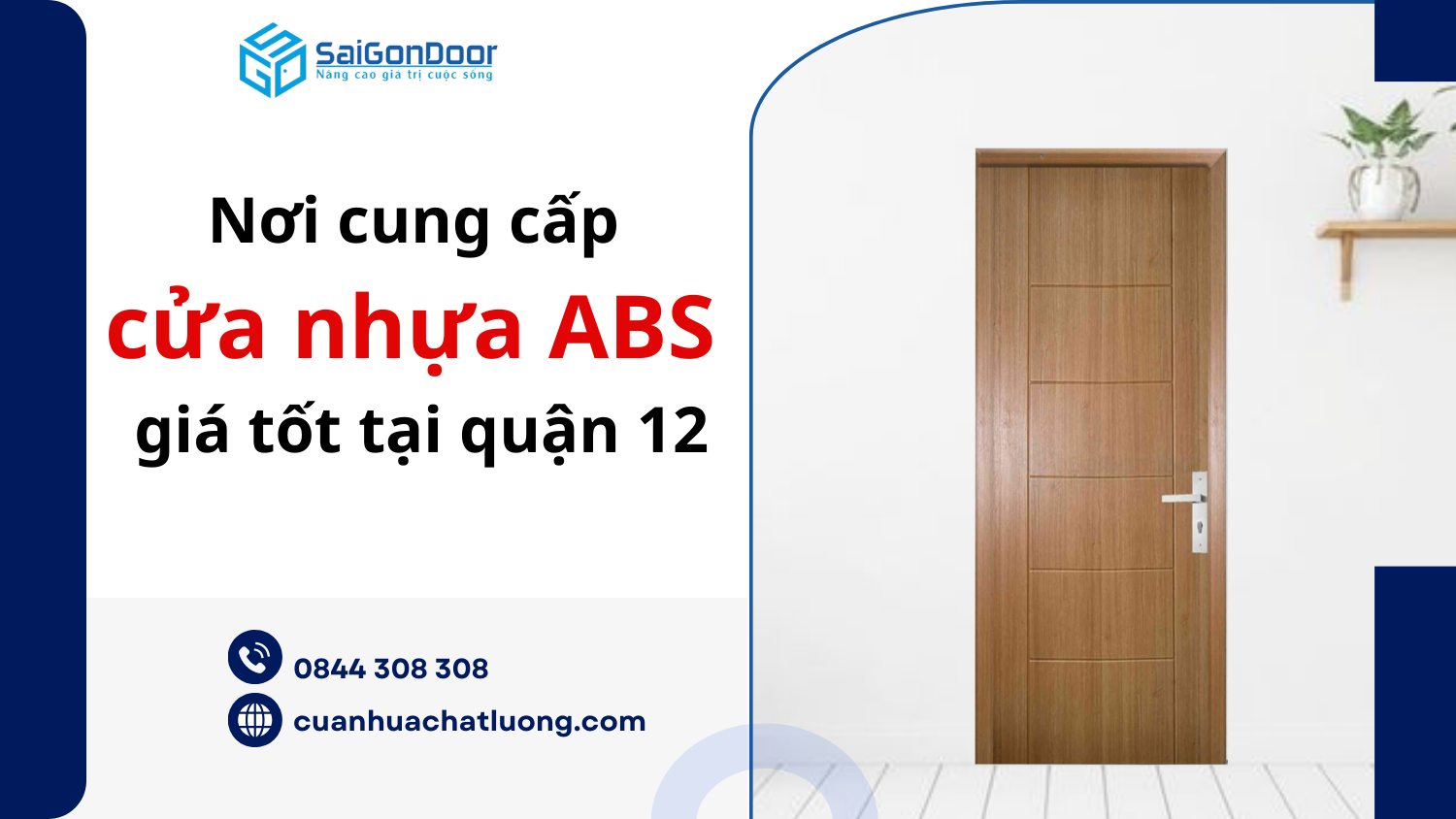 Nơi cung cấp cửa nhựa ABS giá tốt tại quận 12