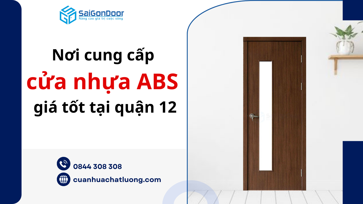Nơi cung cấp cửa nhựa ABS giá tốt tại quận 12